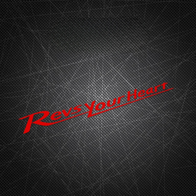 Revs Your Heart Motorcycle Sticker – Waterproof PVC Decal