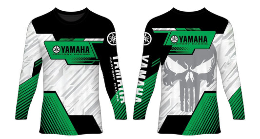 Motorcycle Cycling Long Sleeve T-Shirt Printed Polyester Breathable