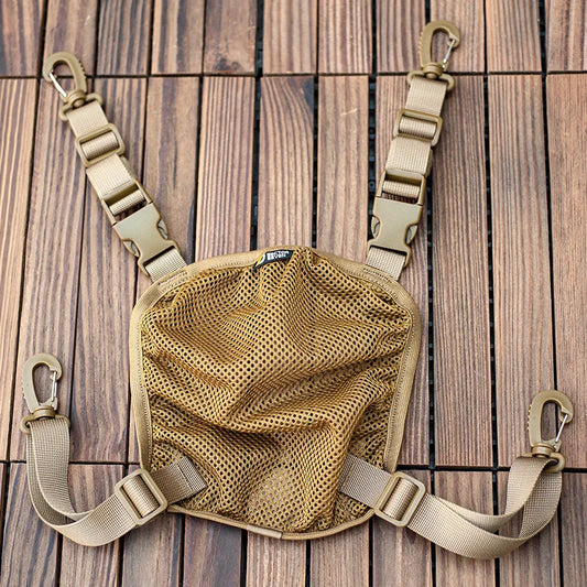 Tactical Helmet Bag – MOLLE Storage Net Pouch for Backpacks