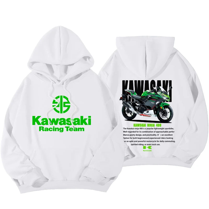 Ninja 400 Racing Team Hoodie – Motorcycle Print Sweatshirt