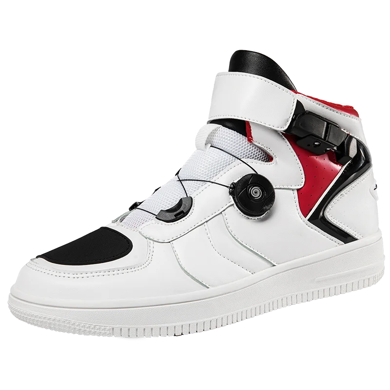 Unisex Breathable Motorcycle Boots – Mid-Calf Motocross Riding Shoes