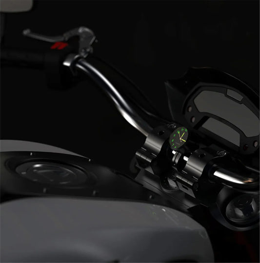 Motorcycle Handlebar Clock – Waterproof Night Vision Mount