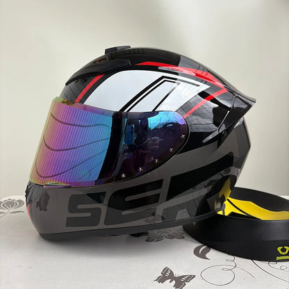 Full Face Motorcycle Helmet – Anti-Fog & Waterproof | Unisex
