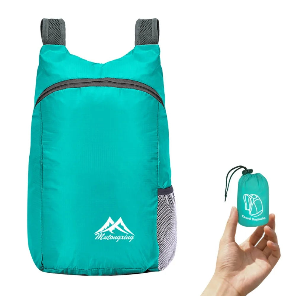 กระเป๋าเป้พับได้ขนาด 20L – กระเป๋าเดย์แพ็กกันน้ำ น้ำหนักเบาพิเศษ
