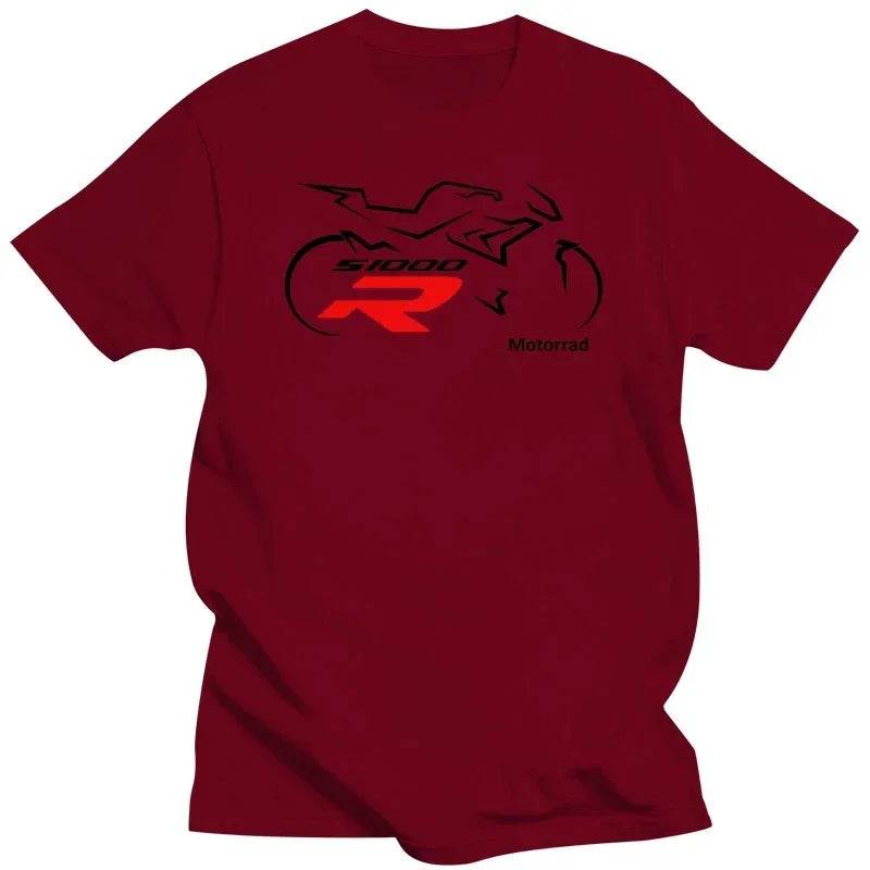Motorcycle Graphic T-Shirt for Men – 100% Cotton Moto Tee