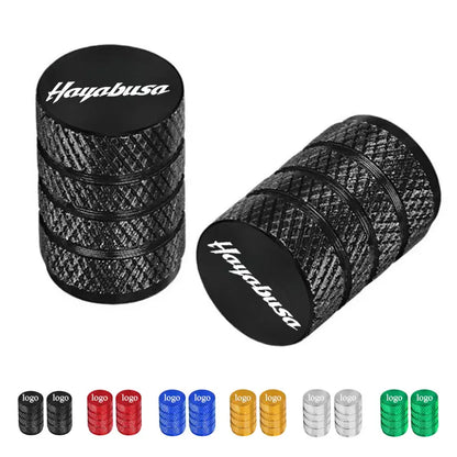 Motorcycle Tyre Valve Stem Caps – CNC Aluminium (Set of 2)