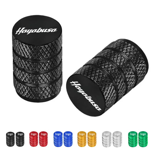 Motorcycle Tyre Valve Stem Caps – CNC Aluminium (Set of 2)