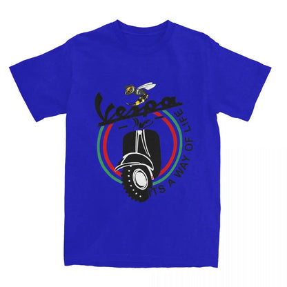 Men's Motorcycle Graphic T-Shirt – 100% Cotton S–5XL