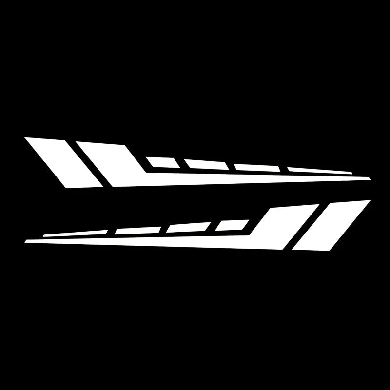 Motorcycle Stripe Decals – Geometric Vinyl Stickers for Fairing