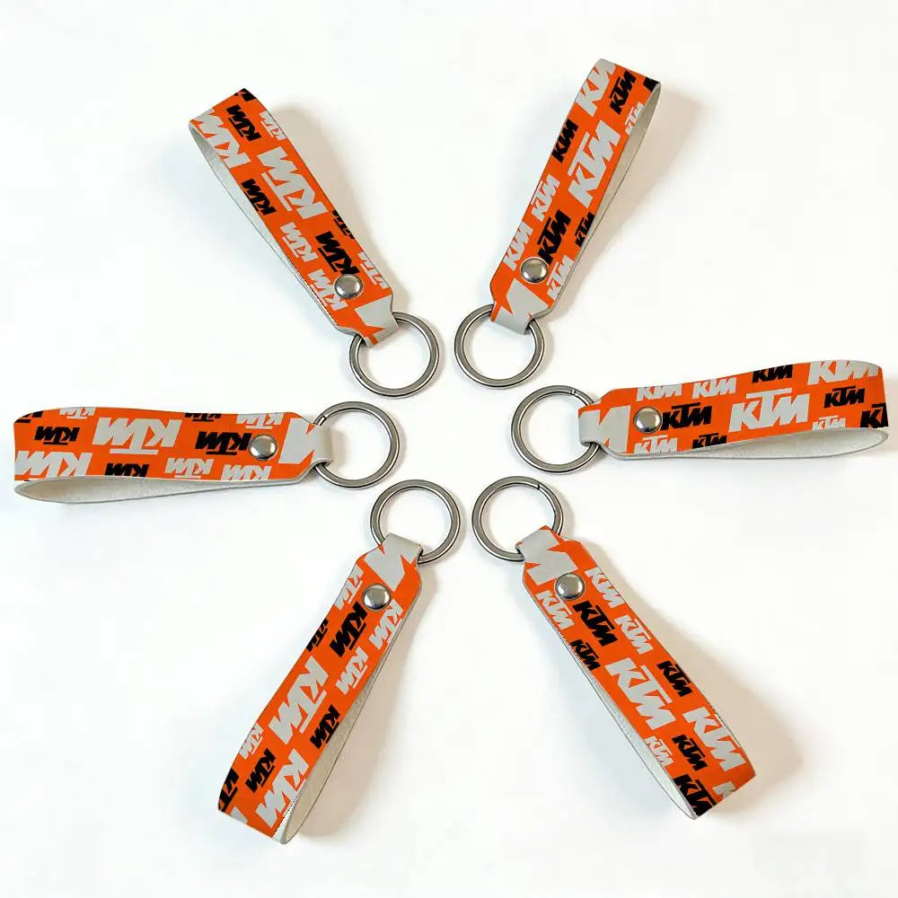 Compact Motorcycle Keychain and Key Holder