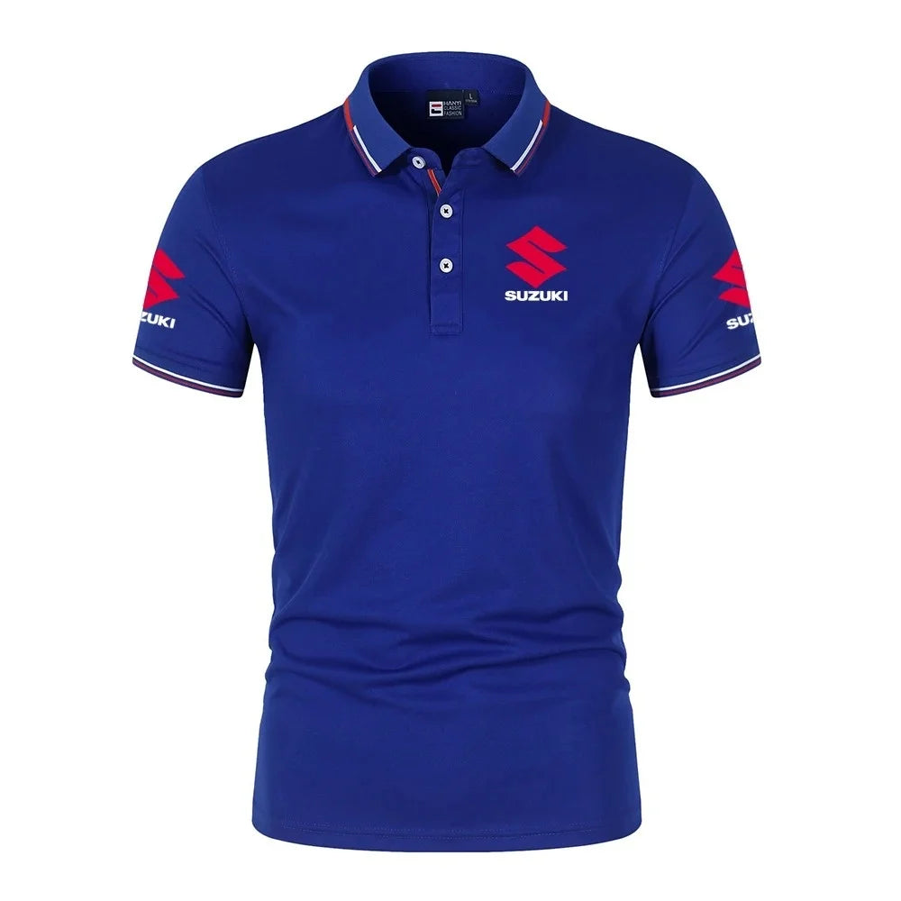 Racing Team Polo Shirt | Men's Oversized Moto Tee