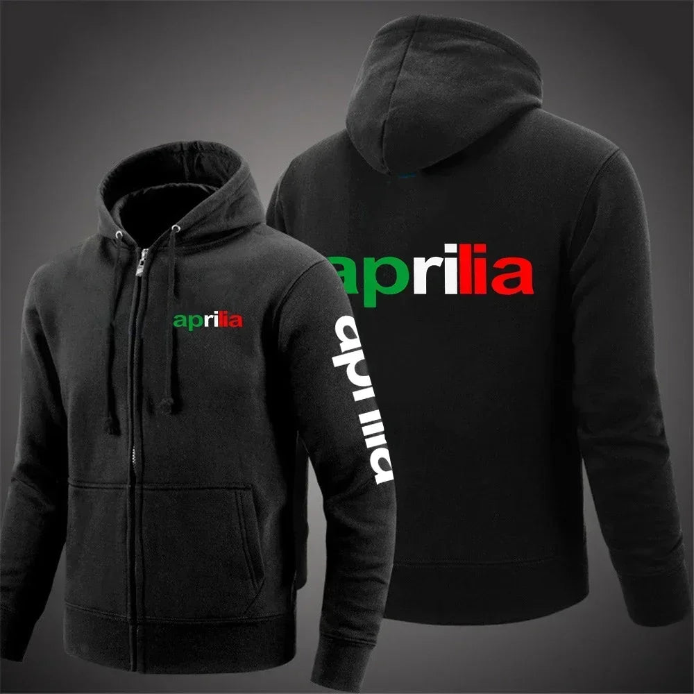 Casual Motorcycle Zip Jacket