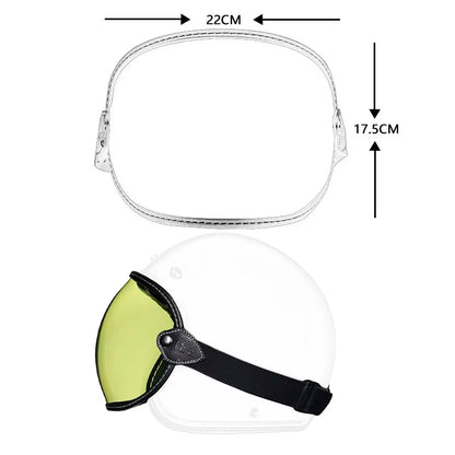 Retro Motorcycle Helmet Goggles – Bubble Lens All-Season