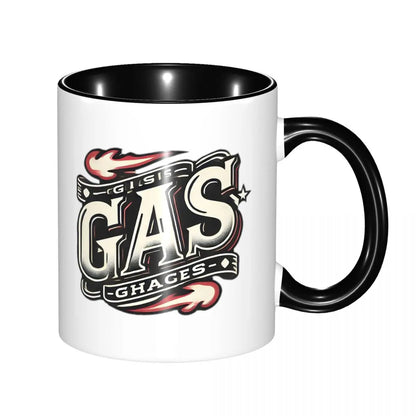 Mug de sport Gas – Tasse à café en céramique pour les courses de motos