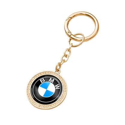 Rhinestone Premium Keychain Motorcycle