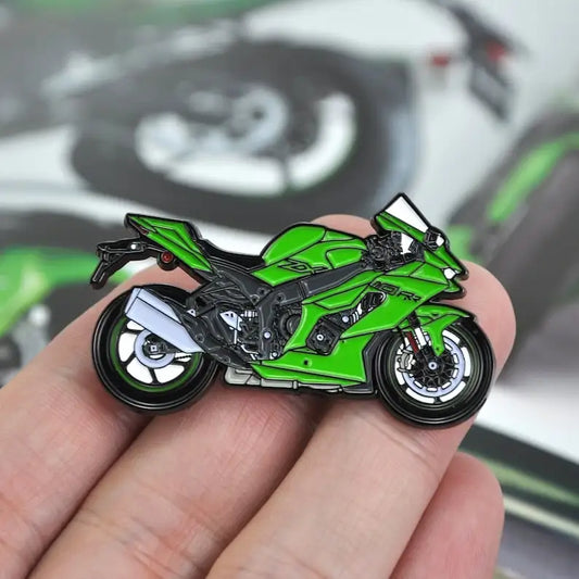 Motorcycle Enamel Pin – UV Print Iron Alloy Brooch