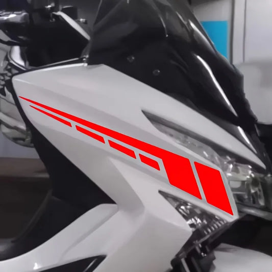 Motorcycle Stripe Decals – Geometric Vinyl Stickers for Fairing