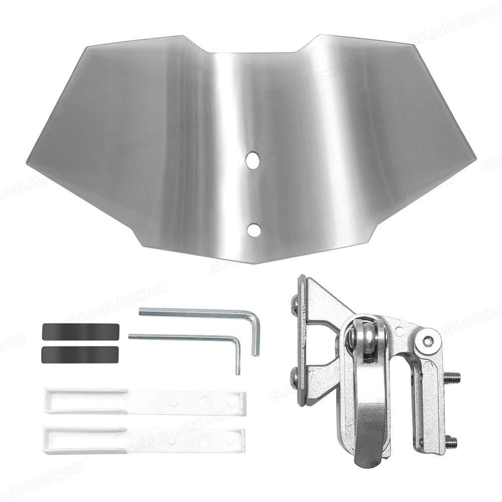Motorcycle Wind Deflector Windscreen for Triumph Tiger 800 900 1200 – Adjustable Visor