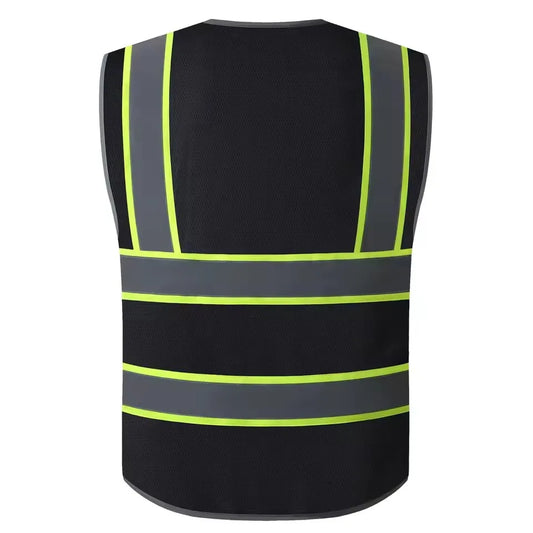 High-Visibility Reflective Safety Vest – Mesh Breathable | 6 Sizes