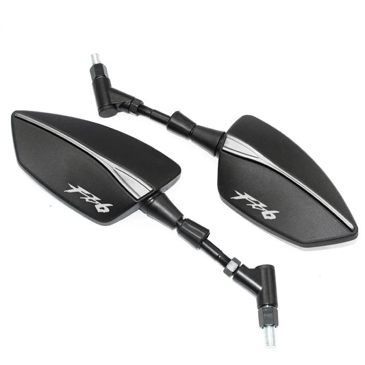 Universal Motorcycle Rearview Mirrors — 8mm & 10mm Thread | Anodized | 5 Colors