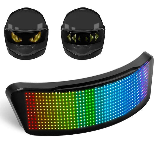 LED Motorcycle Helmet Tail Light – Warning Display & Safety Visibility