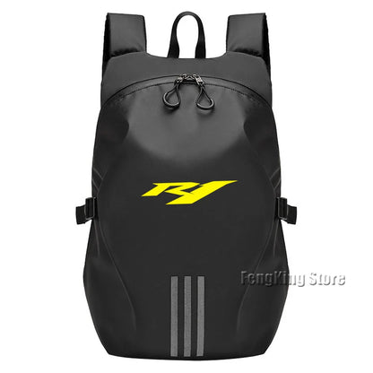 Motorcycle Helmet Backpack – Waterproof Large Capacity Rider Travel Bag