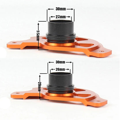 Front Brake Disc Guard – 22mm / 26mm Axle, ABS & Aluminium, Fits 275mm Discs