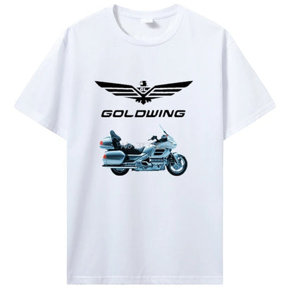 Motorcycle Graphic T-Shirt – Cotton Casual Rider Tee