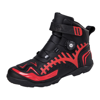 Men's Motorcycle Racing Boots – Mid-Calf Off-Road Riding Shoes