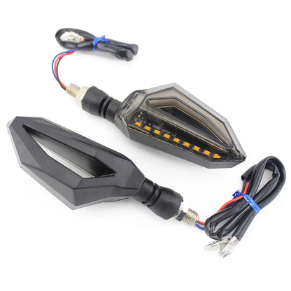 Motorcycle Dual Color LED Turn Signal & DRL Running Light – Plug & Play 12V