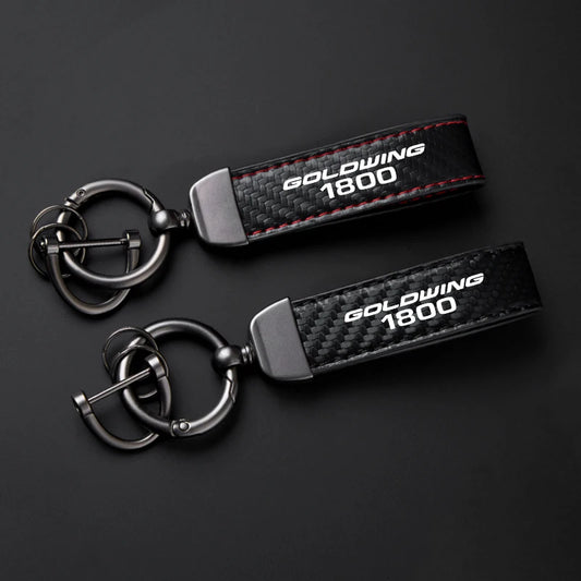 Goldwing 1800 Motorcycle Keychain — Biker Key Ring Strap