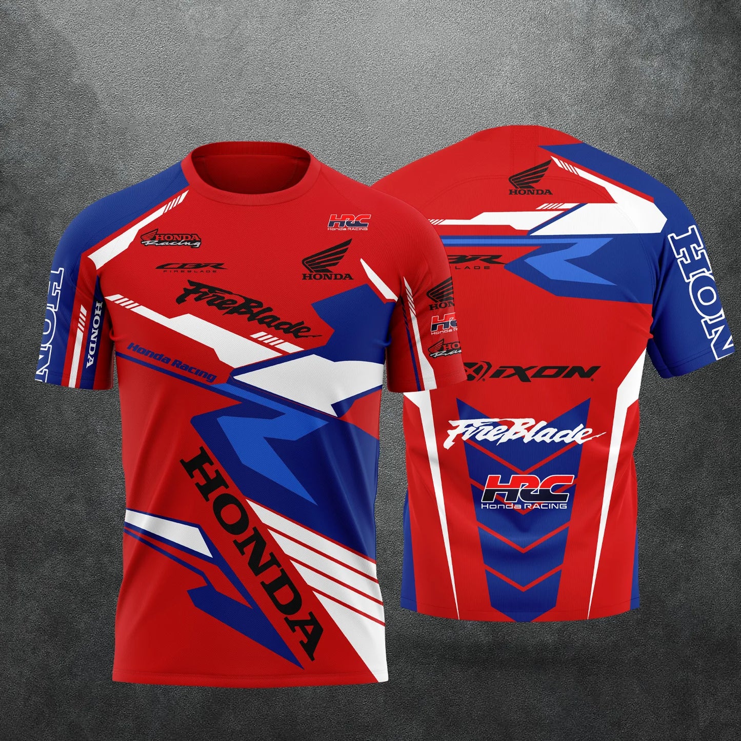 Racing Team Motorcycle Riding T-Shirt – Quick-Dry Breathable