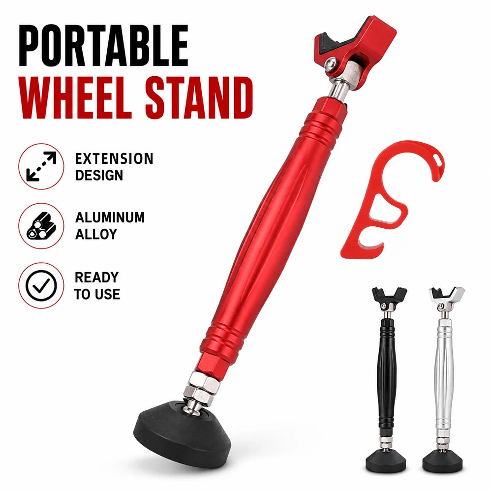 Motorcycle Wheel Stand Frame Balancer Lift with Brake Lock Hook