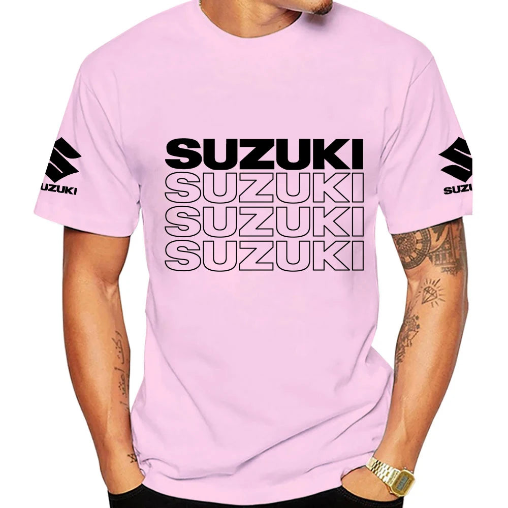 Racing Motorcycle Graphic T-Shirt | Men's 100% Cotton Moto Tee