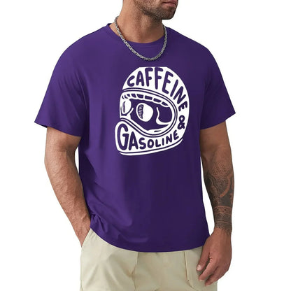 カフェイン＆ガソリン モトグラフィックTシャツ — 100%コットン | S–6XL | 11色