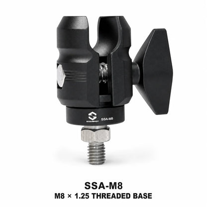 1-Inch Ball Handlebar Clamp Mount with Single Socket Arm