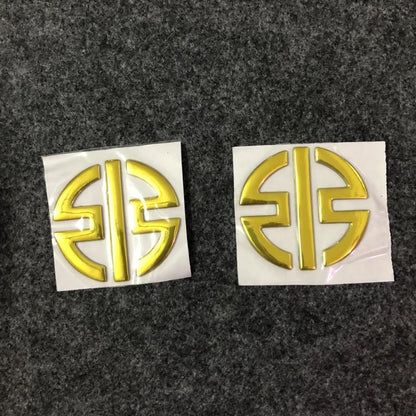 3D Motorcycle Logo Badge Sticker Decal – Silicone Wheel & Body