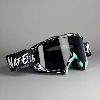 Off-Road Motocross Goggles – Wide Vision PC Lens Riding Eyewear