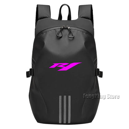 Motorcycle Helmet Backpack – Waterproof Large Capacity Rider Travel Bag