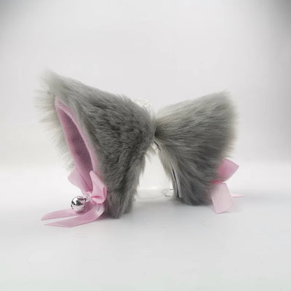Plush Motorcycle Helmet Cat Ears