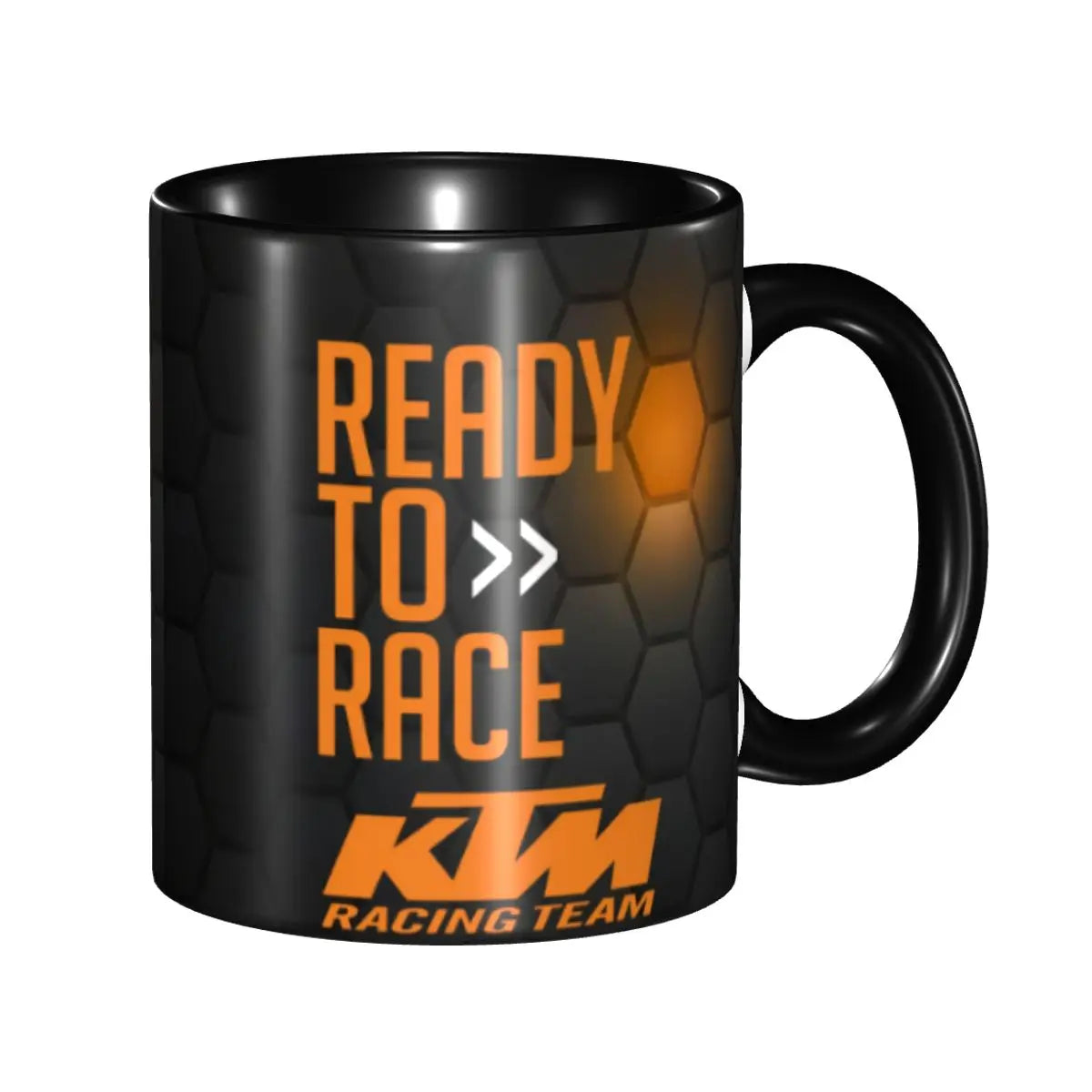Racing Motorcycle Ceramic Coffee Mug – Biker Gift 330ml