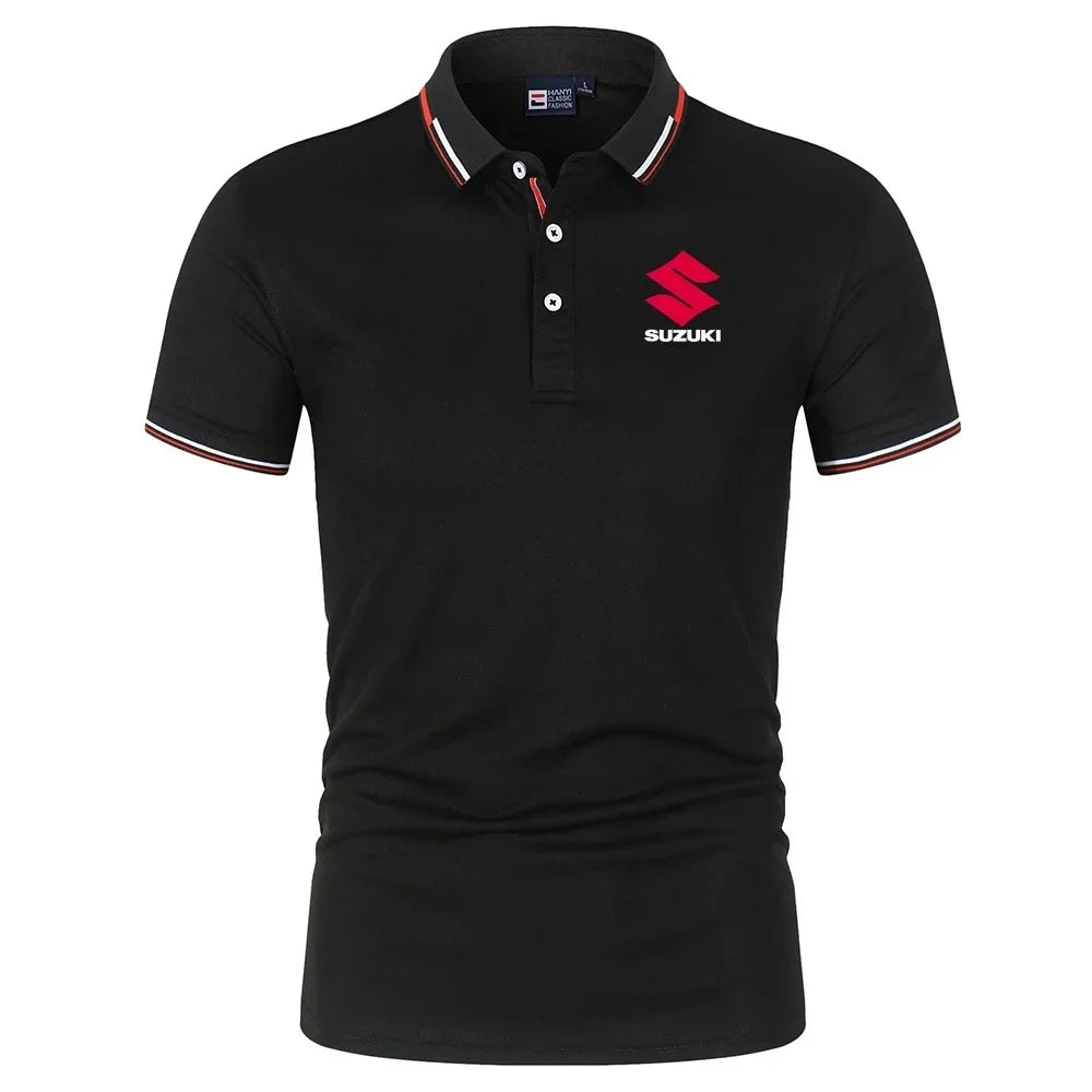 Racing Team Polo Shirt | Men's Oversized Moto Tee