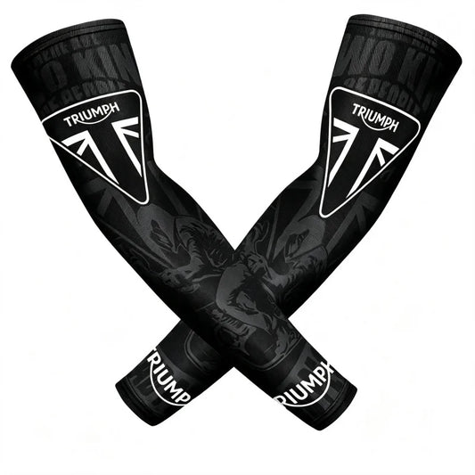Motorcycle UV Protection Arm Sleeves – Ice Silk, Anti-Slip, Breathable