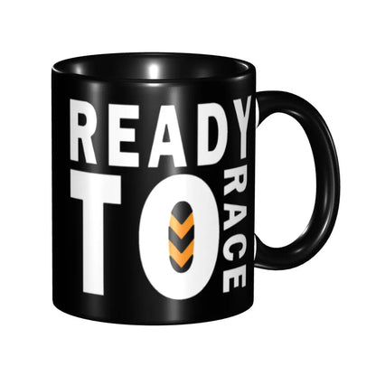 Racing Motorcycle Ceramic Coffee Mug – Biker Gift 330ml