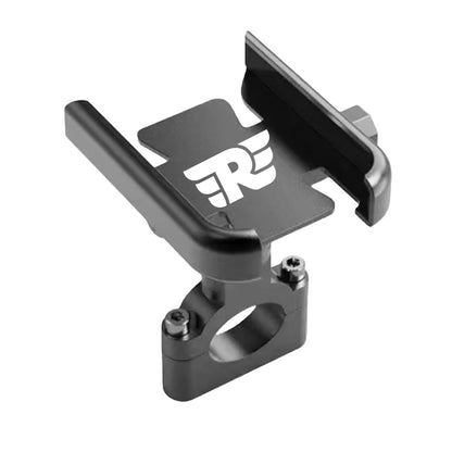 ที่ยึดโทรศัพท์มอเตอร์ไซค์อะลูมิเนียม CNC – แฮนด์บาร์และกระจก, 360°