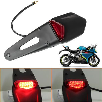 汎用12V LEDエンデューロ用リアフェンダーテールライト – ブレーキランプ一体型、レンズ3色