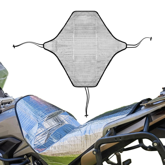 Universal Reflective Motorcycle Seat Cover – UV & Heat Protection, Waterproof