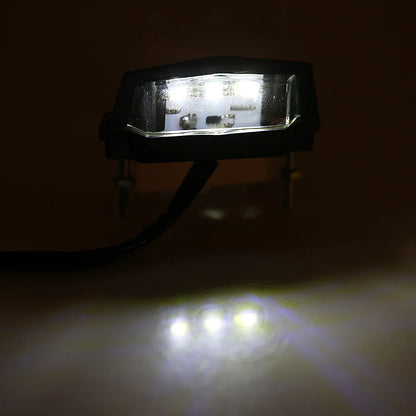 12V LED Motorcycle License Plate Tail Light – Universal Fit