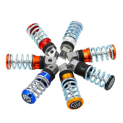 Aluminium-Fußrasten mit Feder – universell, 8 mm, Paar