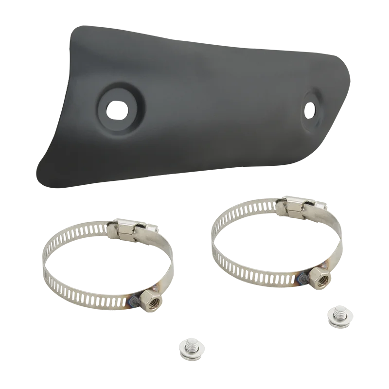 Capa protetora térmica universal para silenciador do escapamento – estilo fibra de carbono